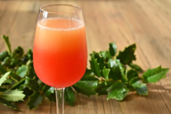 Six Easy Champagne Cocktails from Nine Simple Ingredients: A Red Mimosa Recipe