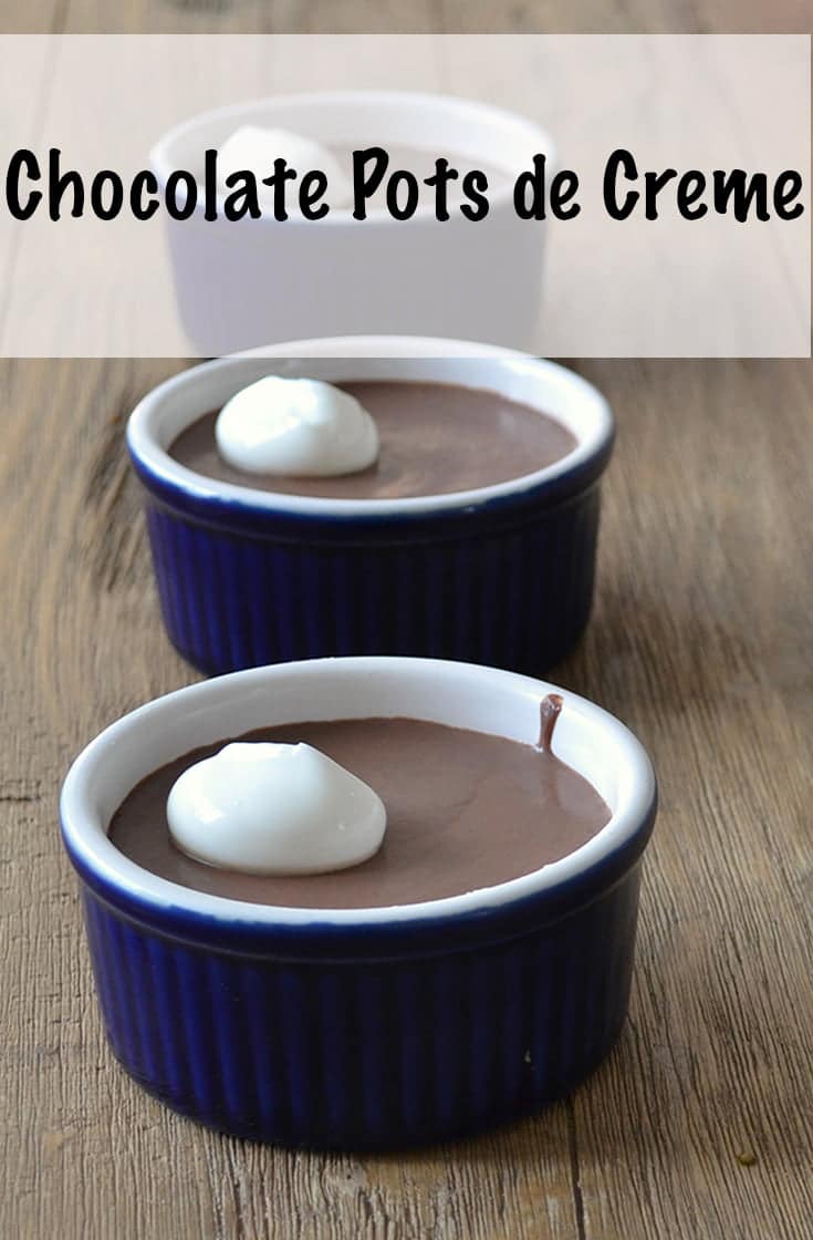 Greek Yogurt Chocolate Pots de Crème