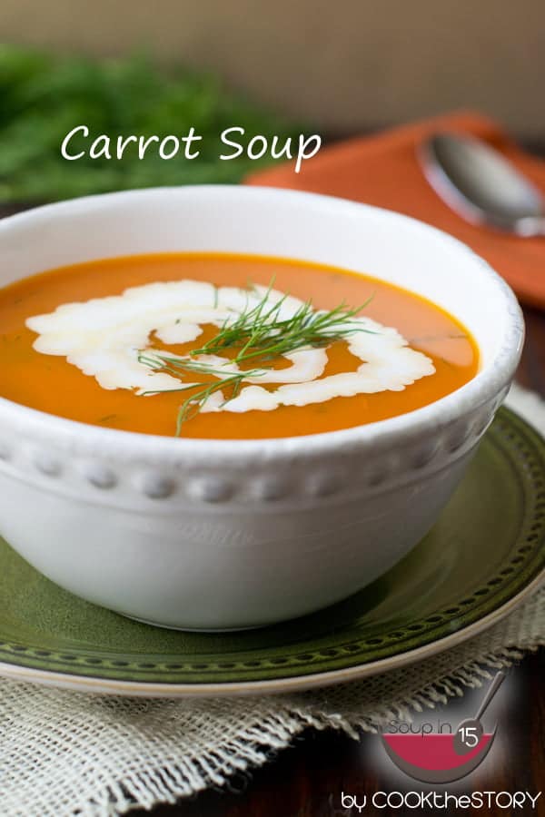 Easy Carrot Soup with Dill