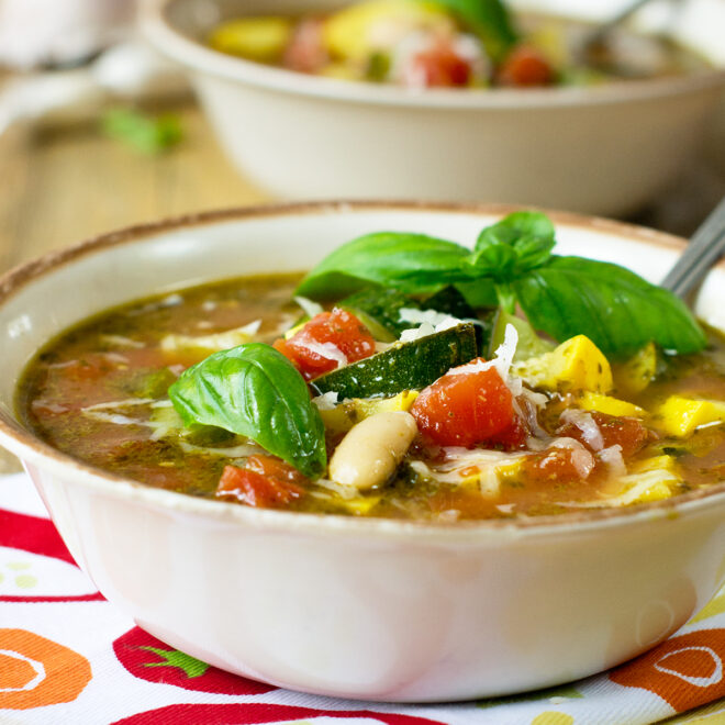 Easy Minestrone Soup Recipe - COOKtheSTORY