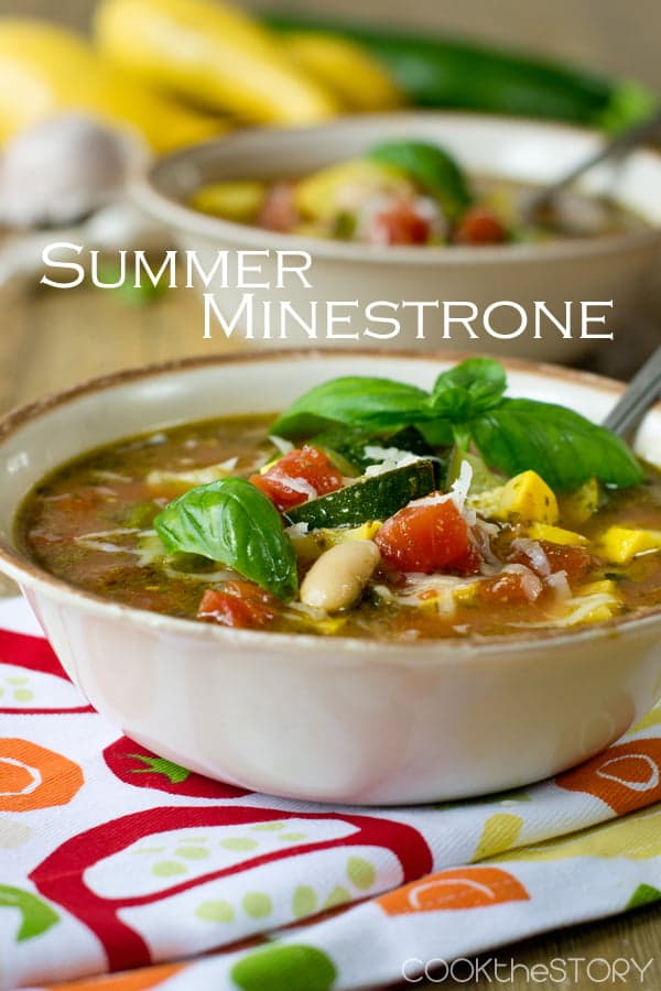 Quick Summer Minestrone Soup
