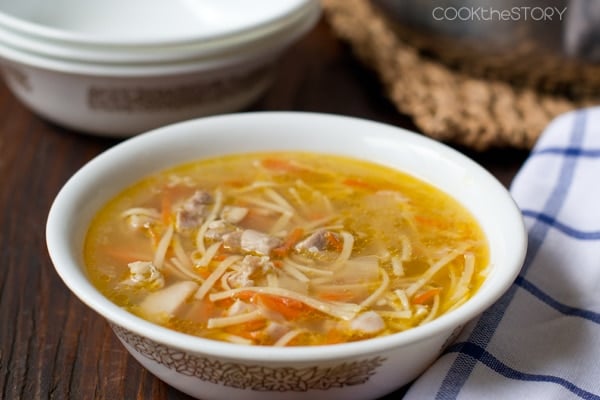 Quick Chicken Noodle Soup in 15