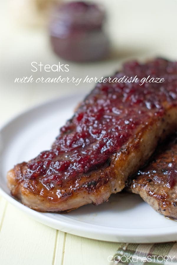 Cranberry Horseradish Pan-Fried Steak