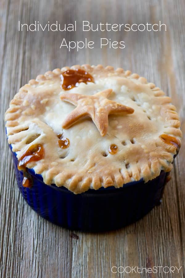 Individual Butterscotch Apple Pies