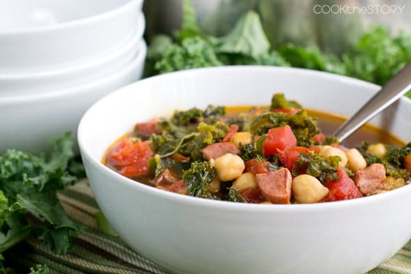 Kale Soup with Keilbasa