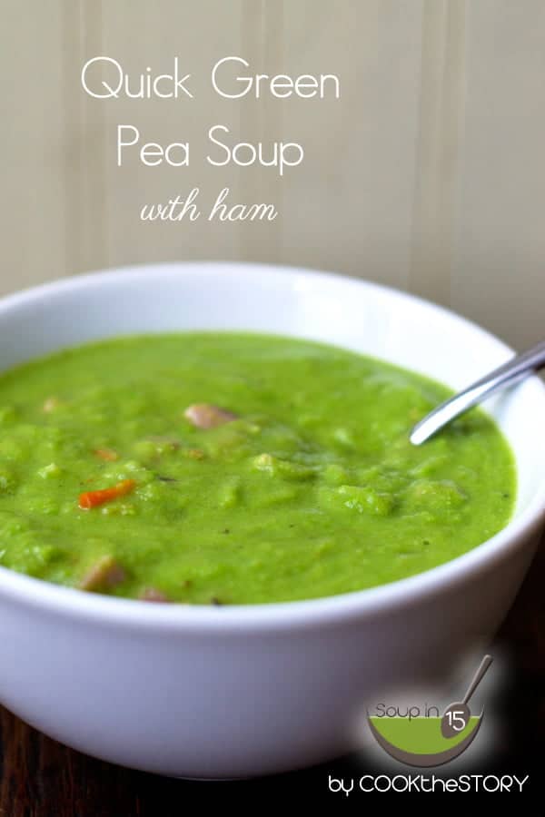 Green Pea Soup with Ham