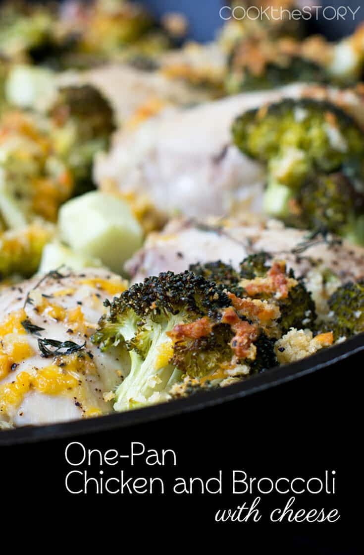 One-Pan Chicken and Broccoli with Cheese