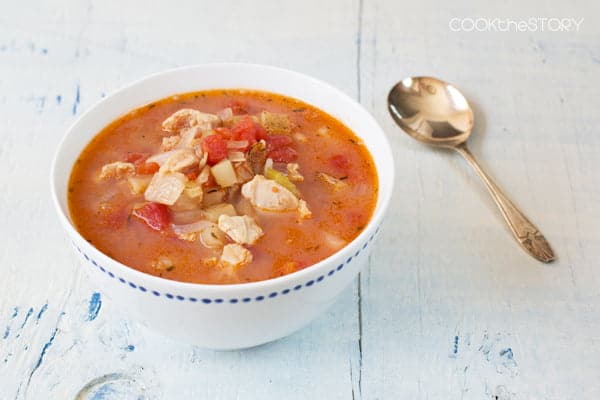 This Manhattan Clam Chowder comes together in just 15 minutes