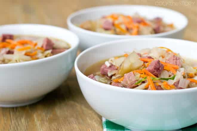 Easy Corned Beef and Cabbage Soup Recipe