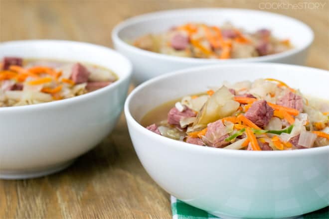 Easy Corned Beef and Cabbage Soup Recipe