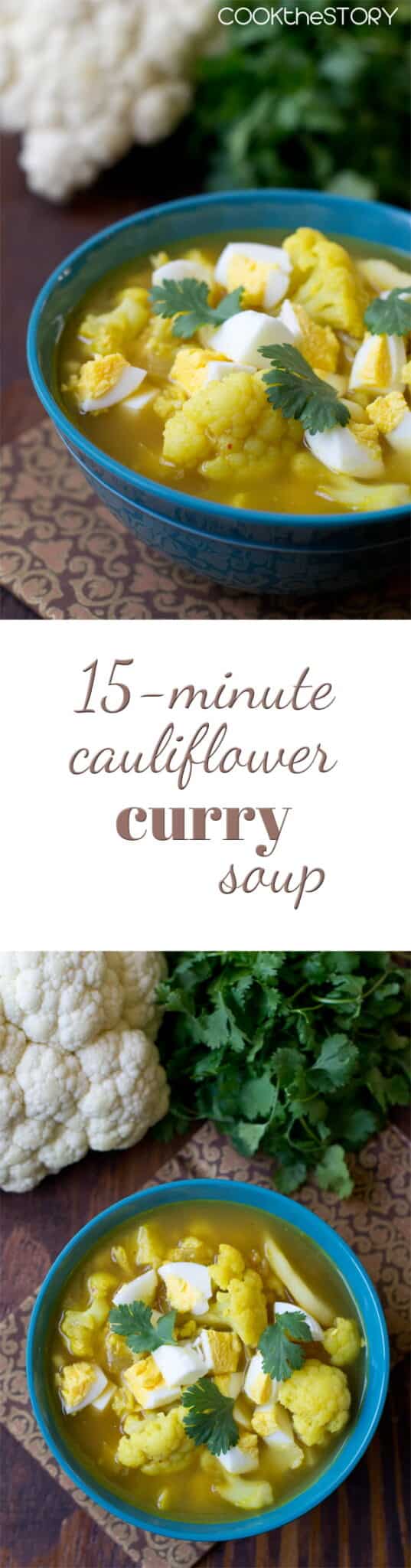 15-Minute Indian Cauliflower Soup