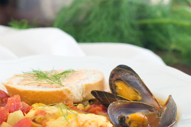 Homemade Classic Bouillabaisse, made in just 15 minutes
