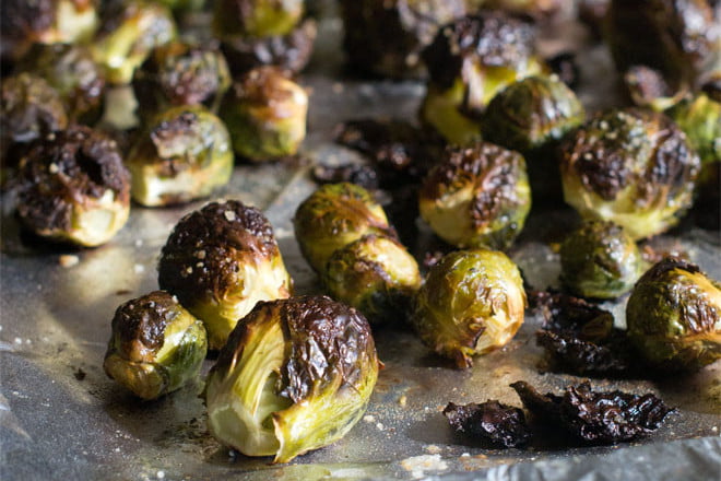 Whole Roasted Brussels Sprouts