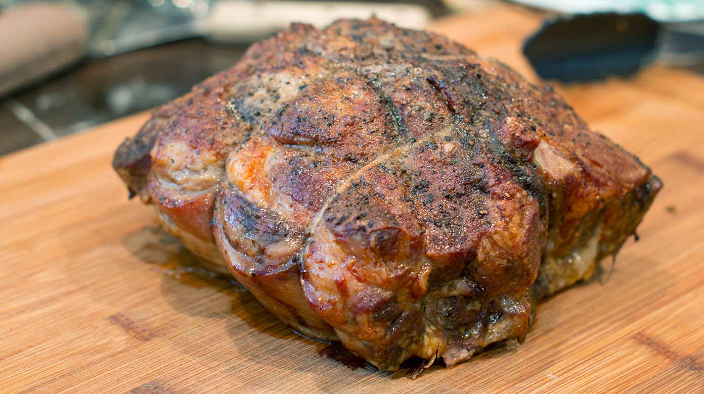 Reverse Sear For The Juiciest Bone In Pork Loin Rack Of Pork Serious Eats
