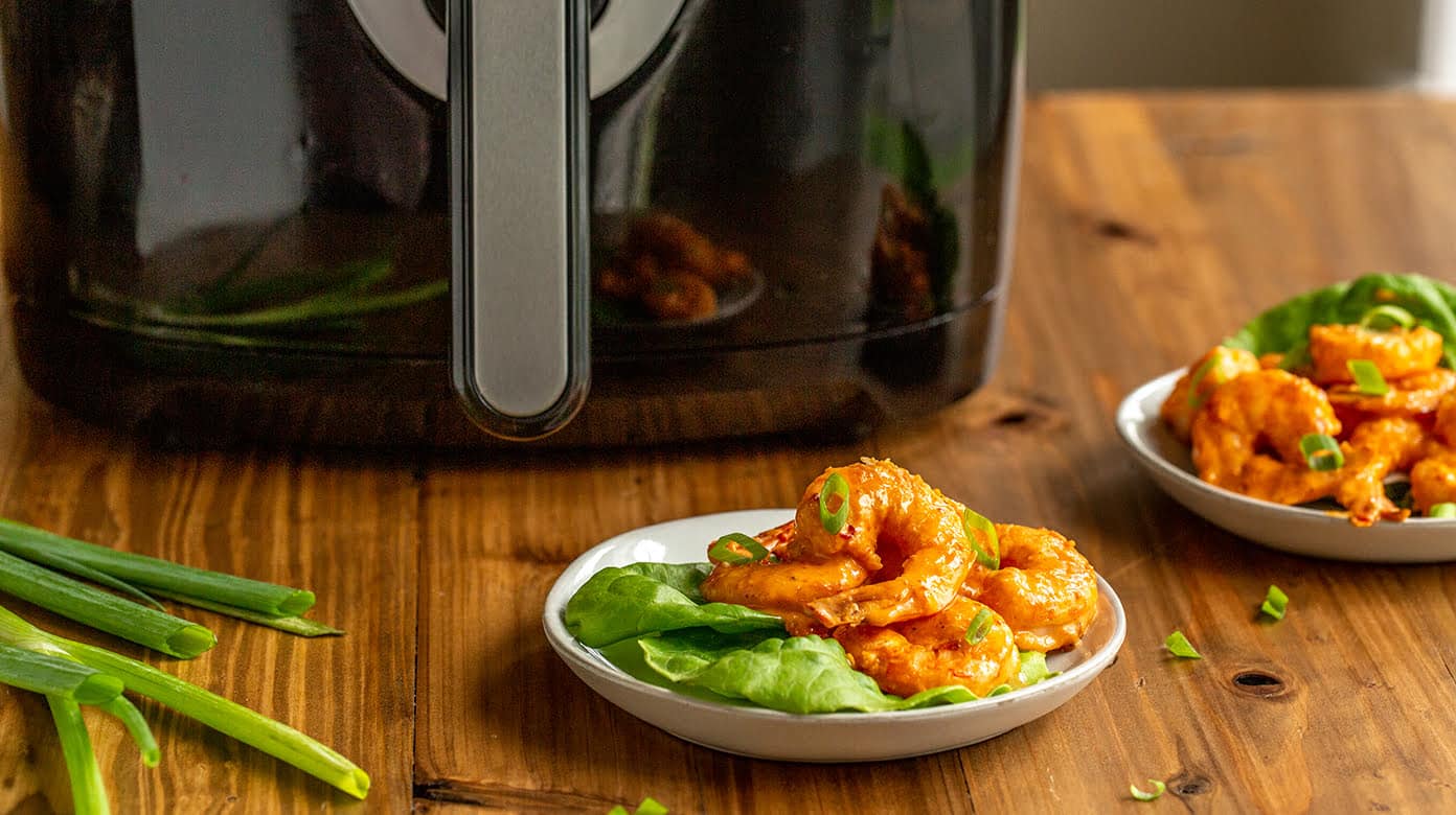 Crispy Air Fryer Shrimp (Use Fresh or Frozen Shrimp!) - Spend With