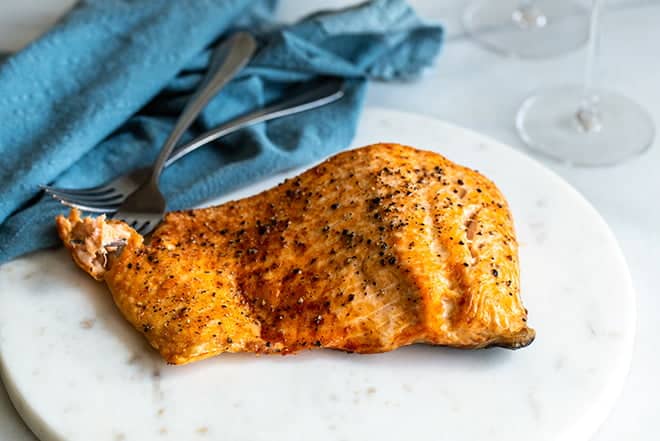 Air Fryer Salmon With Crispy Skin Cook The Story