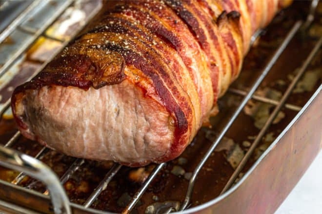 Bacon Wrapped Pork Loin Cook The Story