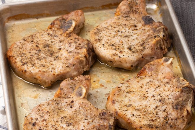 Homemade Shake and Bake Pork Chops - COOKtheSTORY