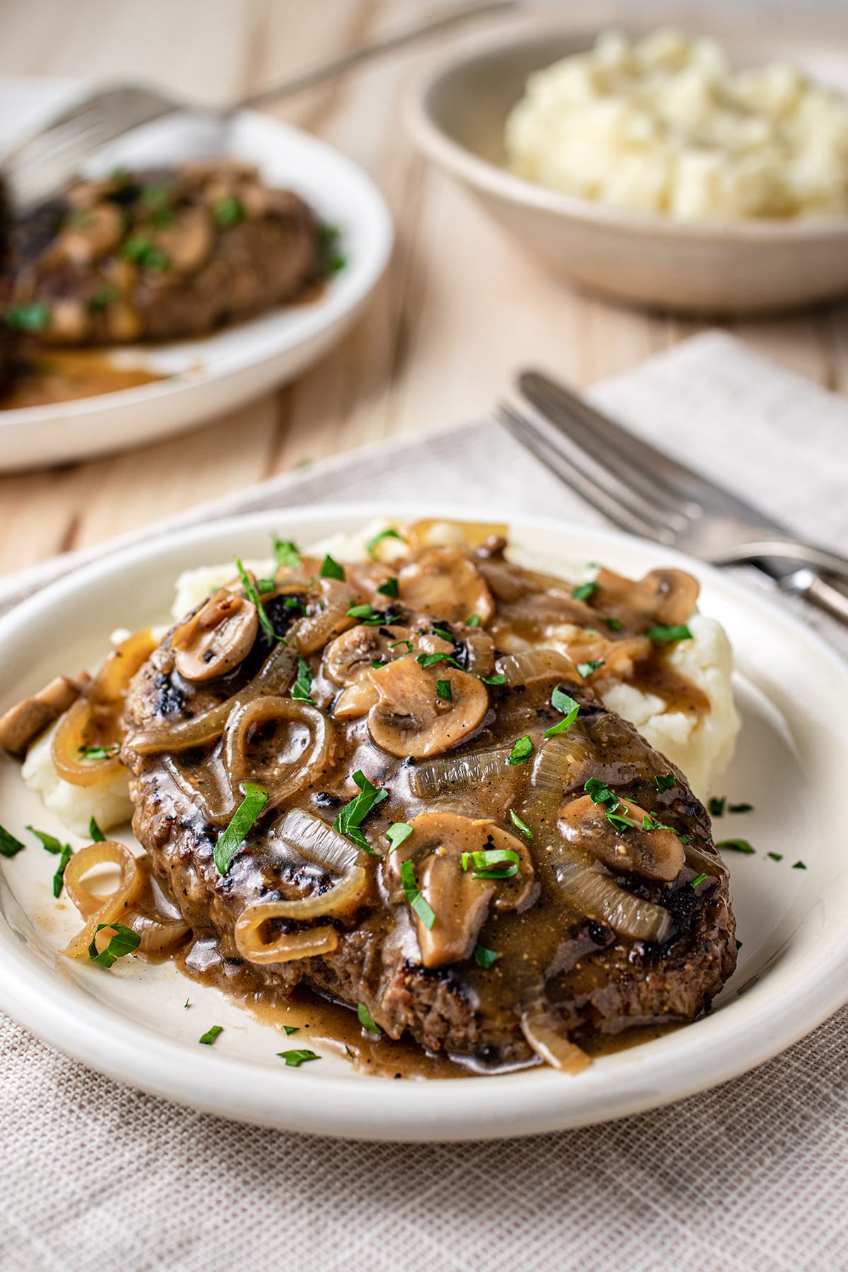 How To Make Salisbury Steak At Home - COOKtheSTORY