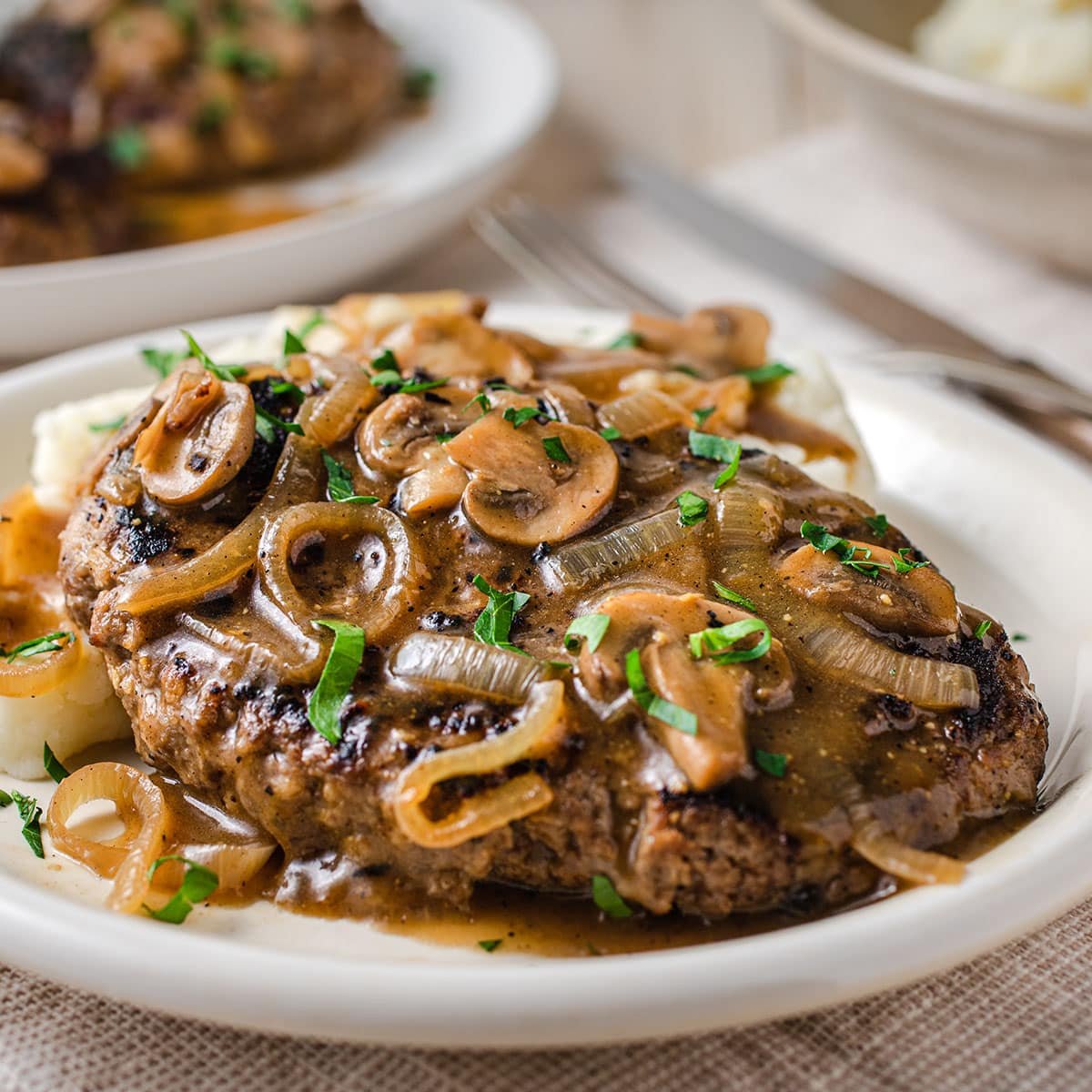 How To Make Salisbury Steak At Home - COOKtheSTORY