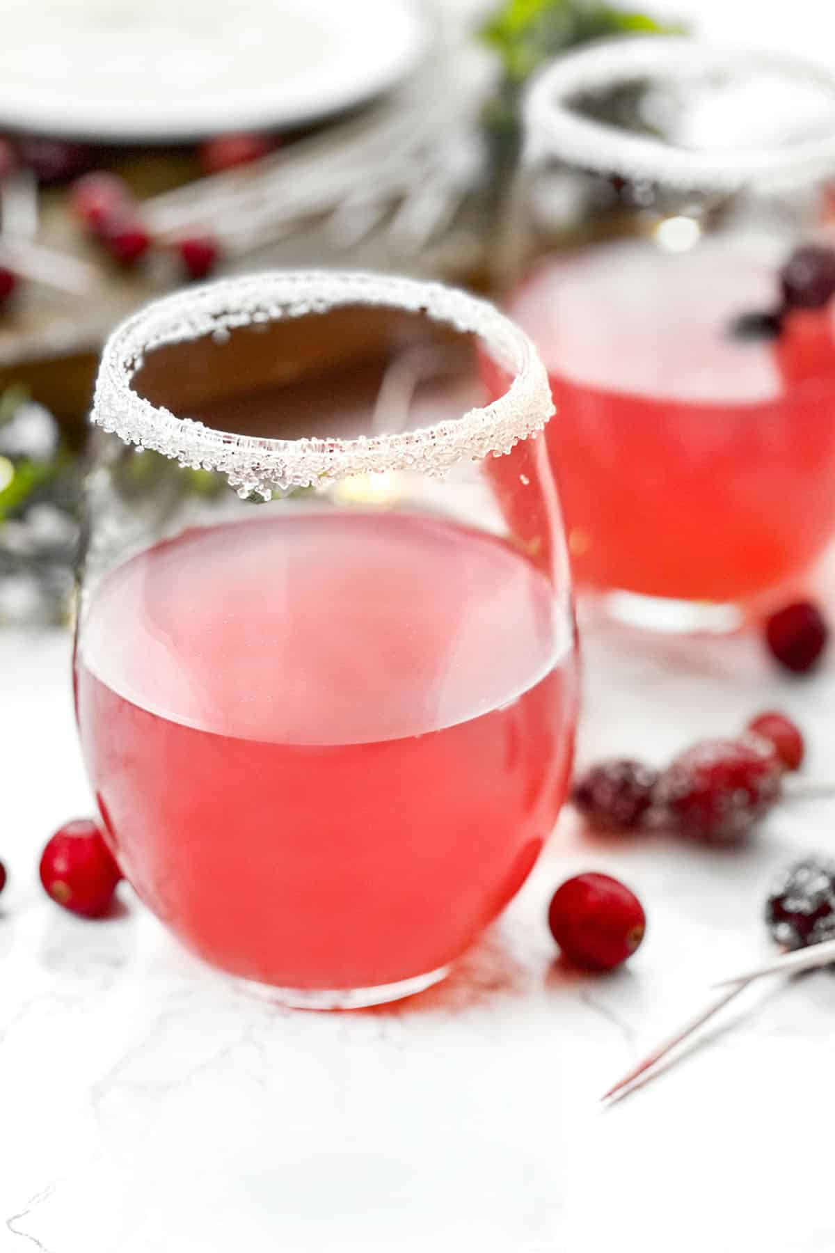 Cranberry Ginger Sparkling Punch - Easy and Festive! - COOKtheSTORY