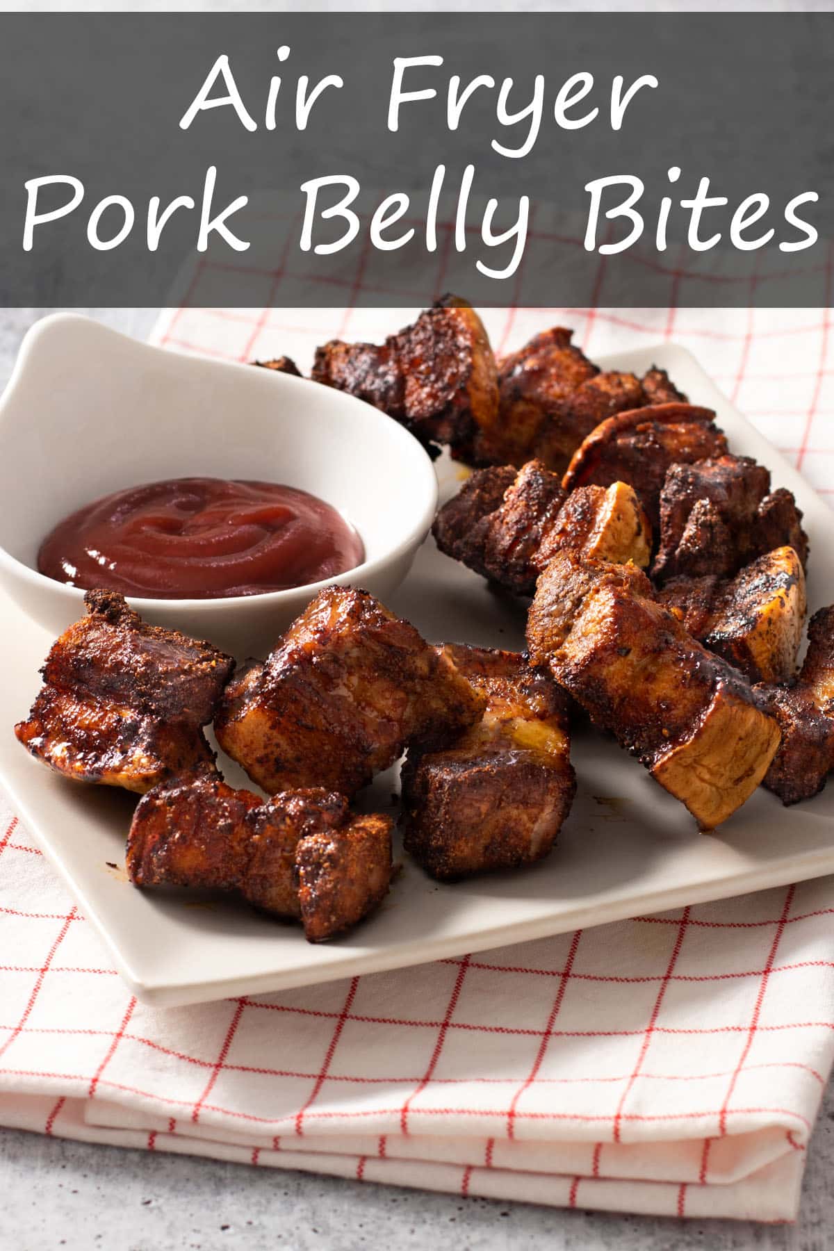 Air Fryer Pork Belly Bites
