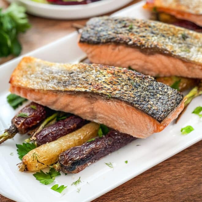 Crispy Skin Salmon - Perfect Every Time! - COOKtheSTORY