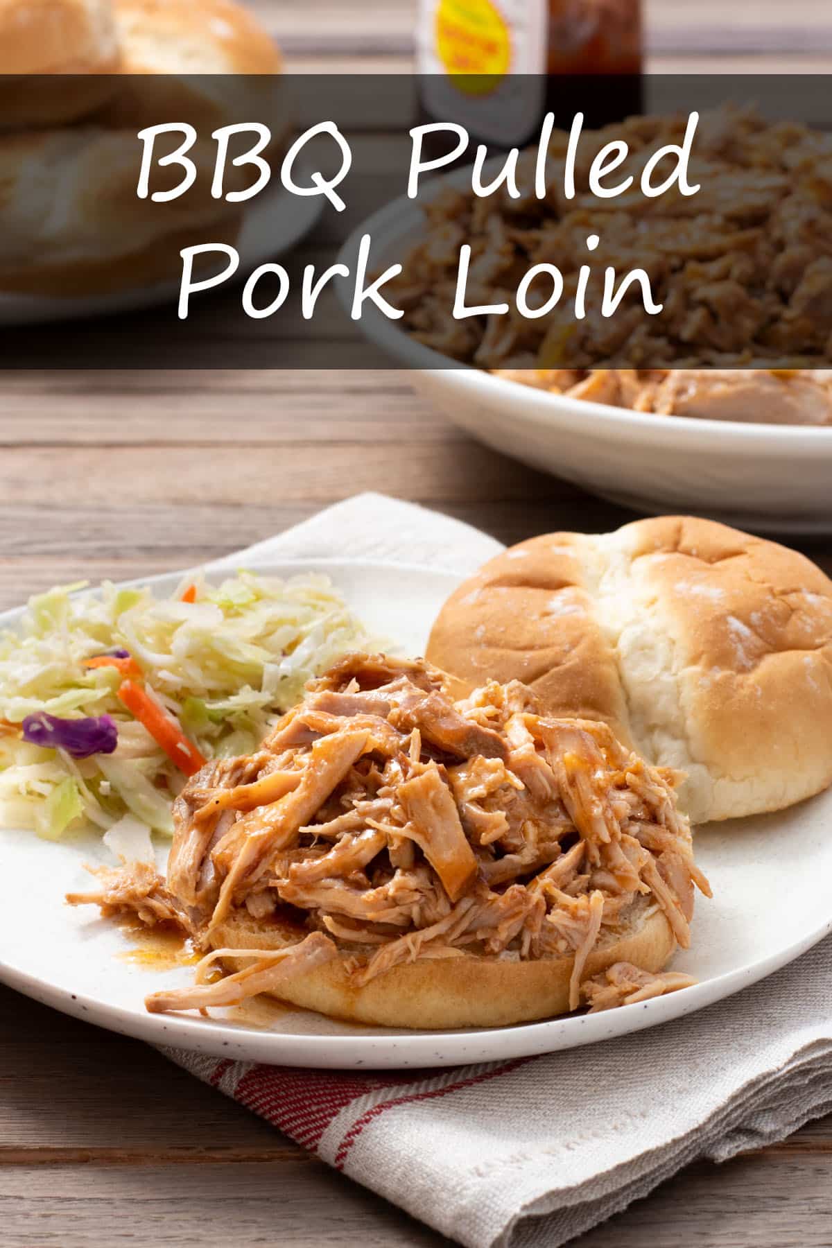 BBQ Pulled Pork Loin