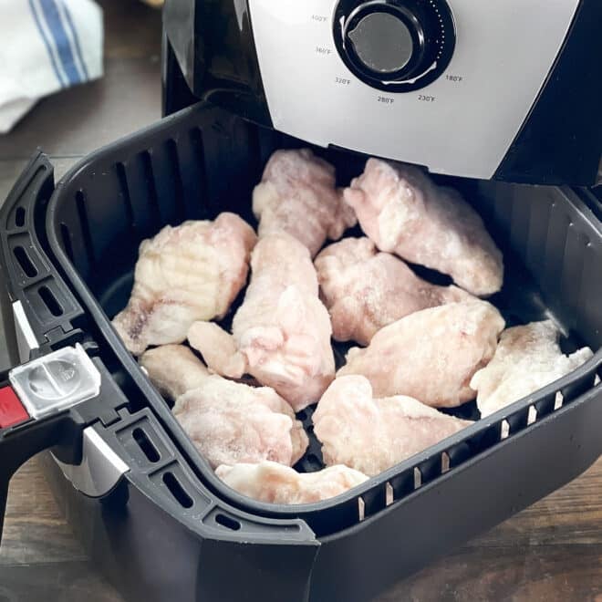 Frozen Chicken Wings In The Air Fryer Cookthestory