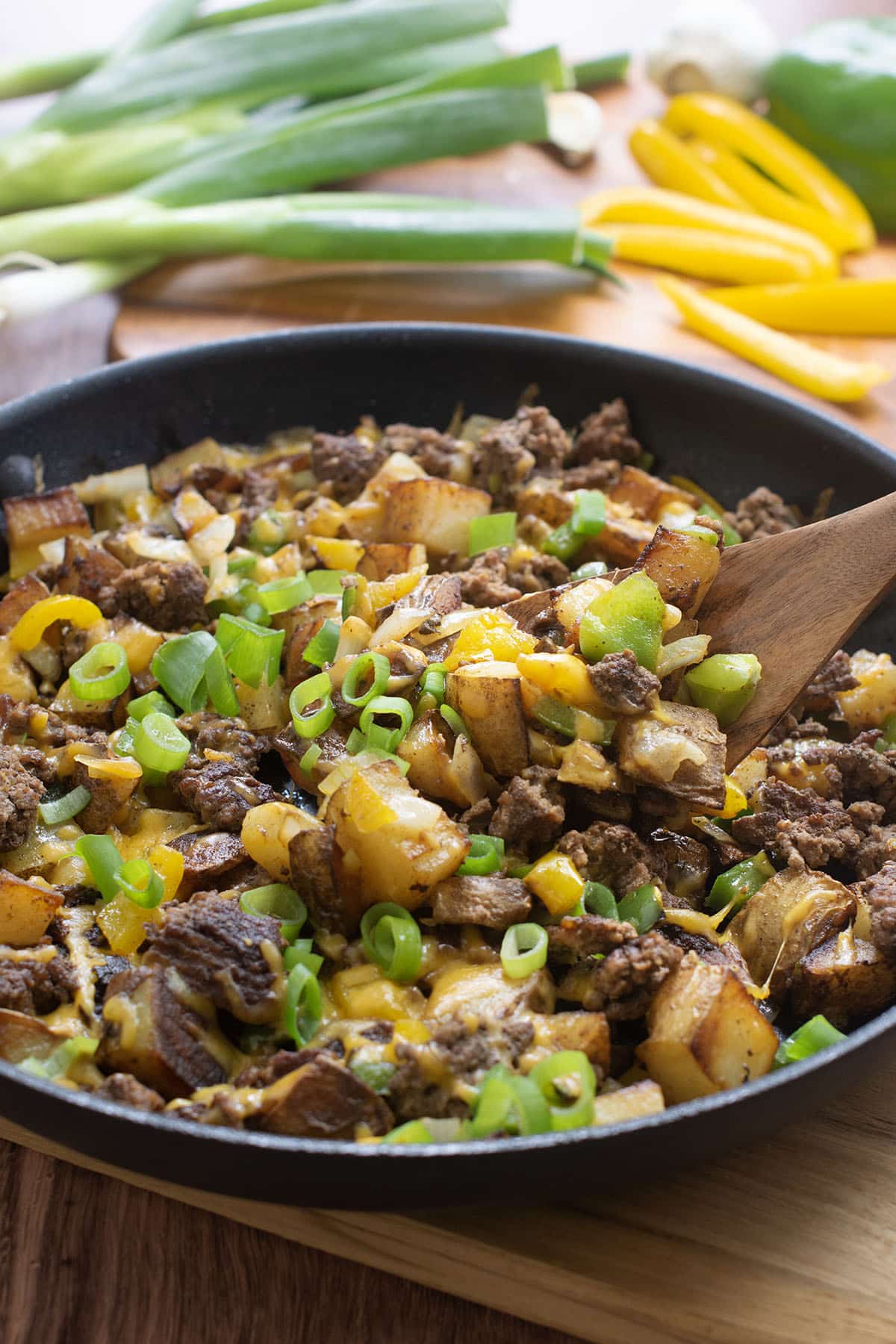 Ground Beef and Potato Skillet
