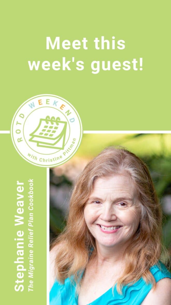 Green ROTD graphic with a picture of Stephanie Weaver.